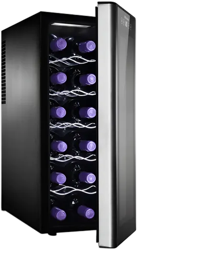 Wine Cellar 12 Bottles Electrolux Bivolt ACB12 Black NF
