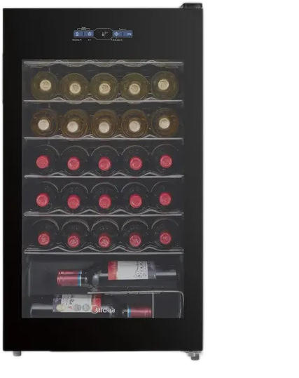 Wine Cooler 34 Bottles Midea Inverter Smart Dual Voltage
