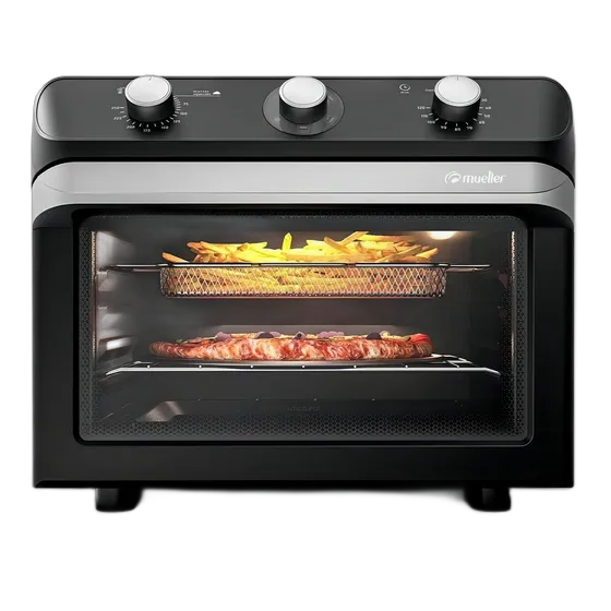 Mueller 35L Black Electric Air Oven With Fryer Function MFB35G