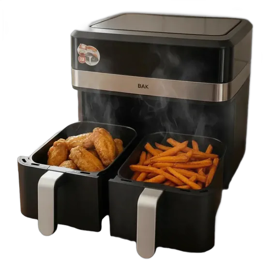 Air Fryer Dual Drawer 110v 220v Electric Fryer 9,5l