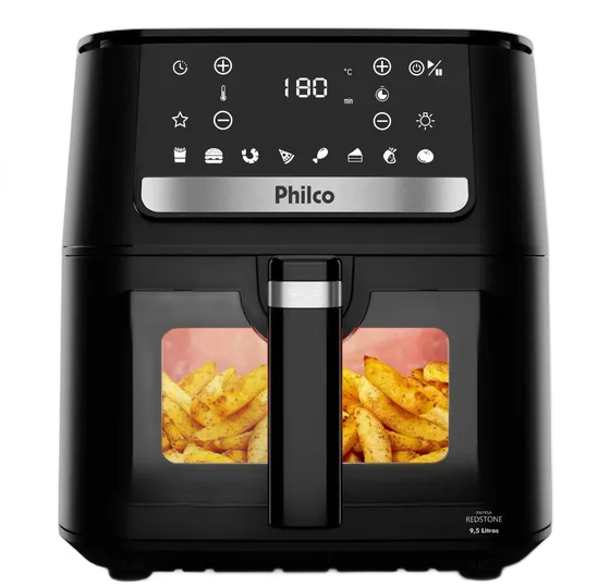Air Fryer Philco 9.5L Glass Window Redstone 1800W PAF95A