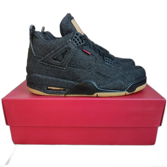 Air Jordan 4 x Levi's Black Denim