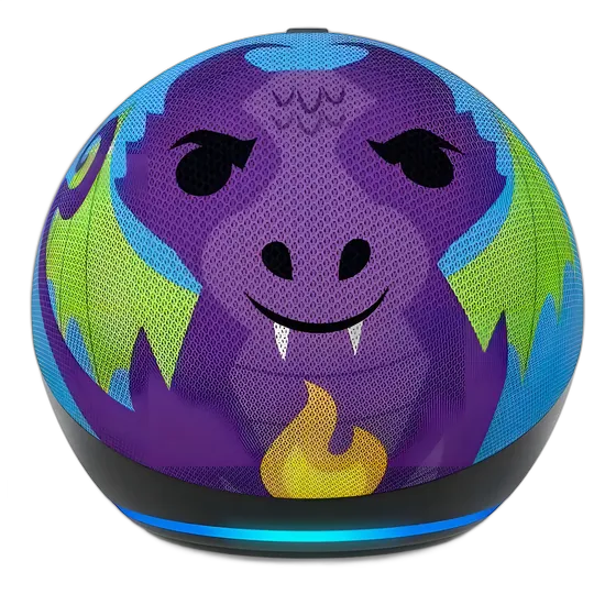 Amazon Echo Dot 5th Gen Kids with Alexa Virtual Assistant - Dragon