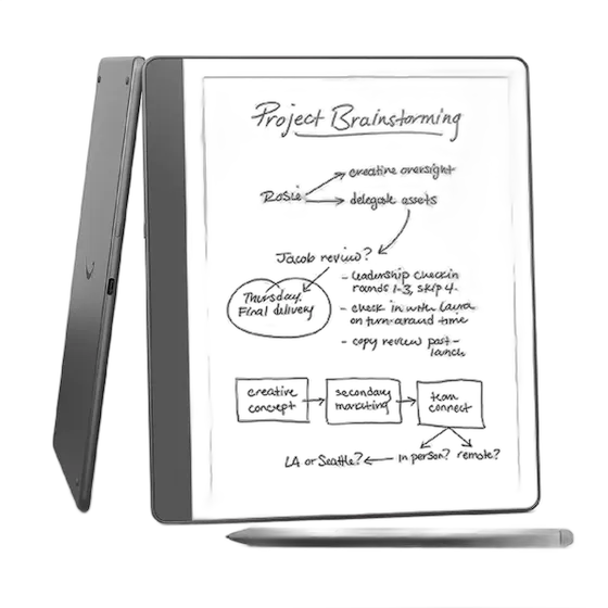 Amazon Kindle Scribe 2024 Wi-Fi with Premium Pen 64GB, Tungsten Color