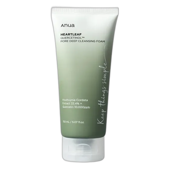 Anua Heartleaf Quercetinol Cleansing Foam 150ml