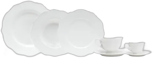 Wolff Maldives 30-Piece Porcelain Dinnerware Set White