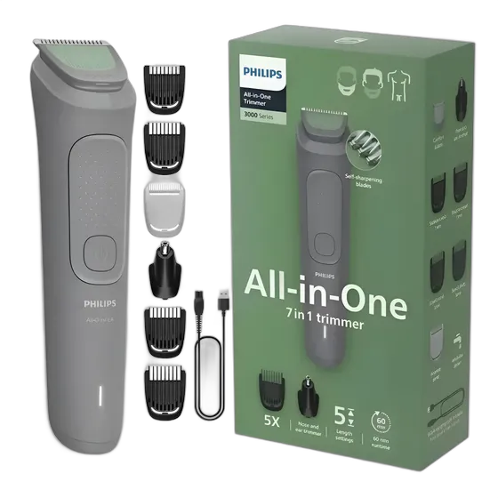 Philips Series 3000 Body Hair Trimmer Shaver 7 In 1