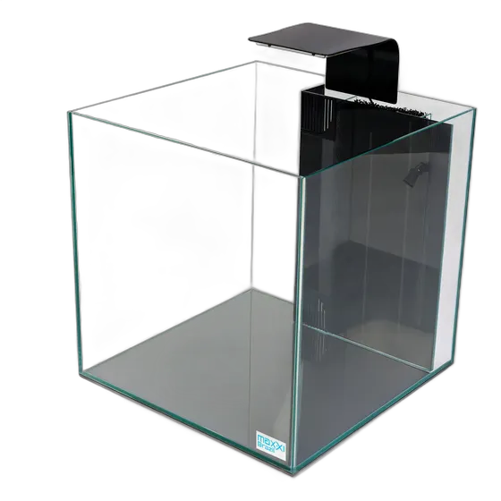 Maxxi Cube 90L Complete Aquarium with LED Light and Rear Sump Black 220V