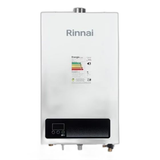 Rinnai E15 Gas Water Heater 15L 24.4kW LPG White Digital