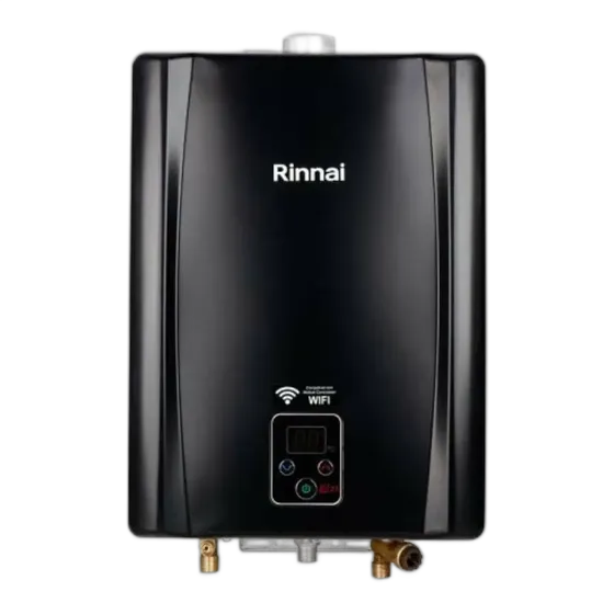 Rinnai E211 Gas Water Heater LPG 21L Digital Black