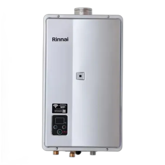 Rinnai E331 Digital Gas Water Heater 32.5 Liters LPG Silver