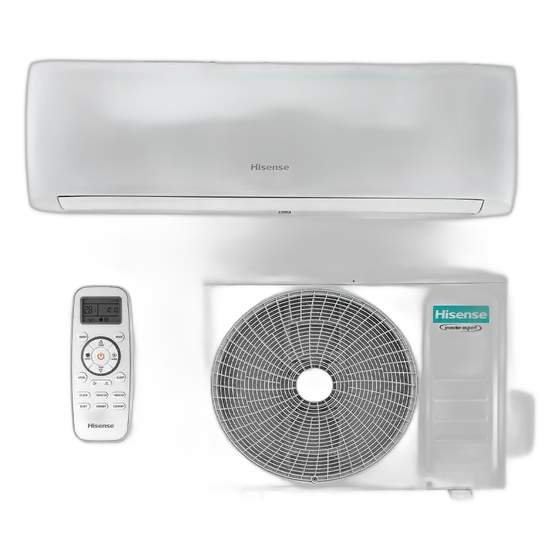 Hisense Eco Plus HW Inverter Air Conditioner 9,000 BTU Cooling R-32