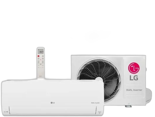 LG Dual Inverter AI Voice Air Conditioner 12000 BTUs Cooling White