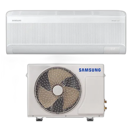 Samsung Inverter Windfree AI Split Air Conditioner 12,000 BTUs Cooling Windless AR12DYFAAWKNAZ White 220V