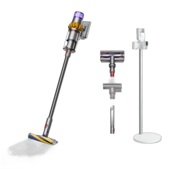 Dyson V15 Detect Cordless Vacuum With Dock Yellow/Nickel