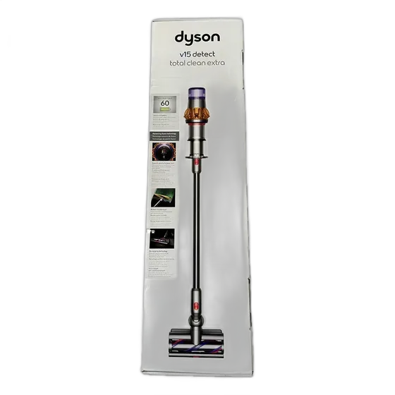 Dyson V15 Detect Total Clean Extra Vacuum - The Most Complete, Grey Color