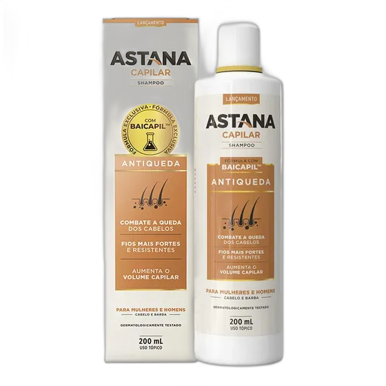 Astana Anti-Hair Loss Shampoo 200ml, Strengthens Strands, Treatment for Weak and Brittle Hair, Hair Fortifier