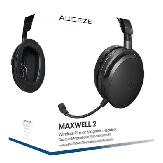 Audeze Maxwell 2 PlayStation Wireless Closed-Back Gaming Headset