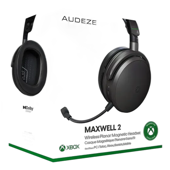 Audeze Maxwell 2 Xbox Wireless Closed-Back Gaming Headset