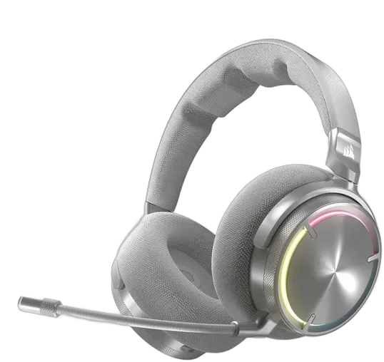 Corsair Virtuoso Max Wireless Gaming Headset, Silver