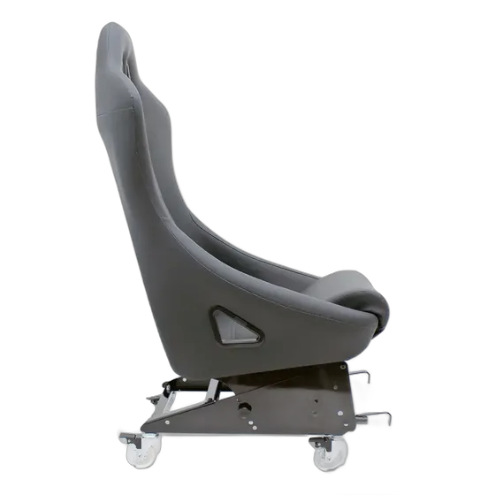 รguia Bucket Seat With 75mm Casters For Simulator Cockpit