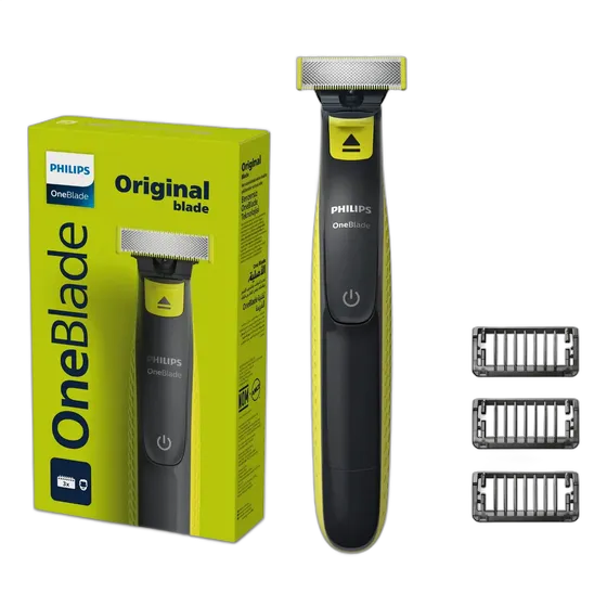 Philips OneBlade Electric Shaver and Trimmer For All Skin and Beard Types and Waterproof - QP2724/10