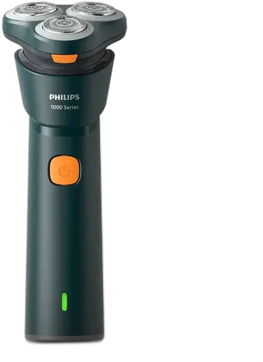Philips Shaver Series 1000 Electric Shaver for wet and dry use, Powercut blades, 3D floating heads, 35-minute runtime S1882/00