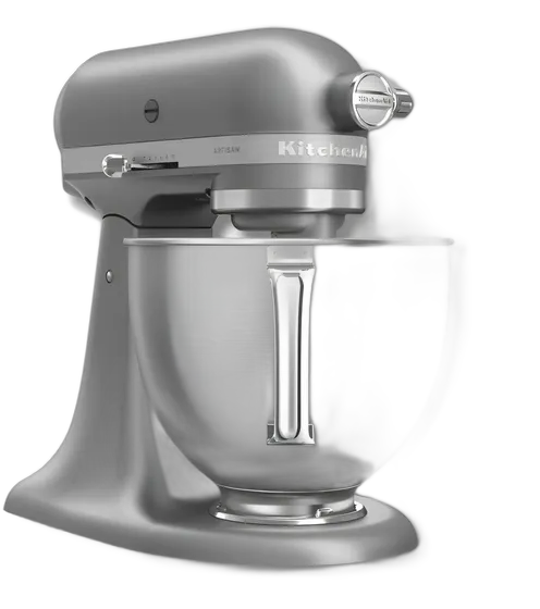 KitchenAid Artisan Contour Silver Stand Mixer Powerful
