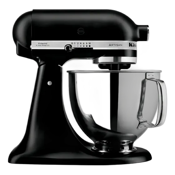 KitchenAid Stand Mixer Black Matte Non-slip