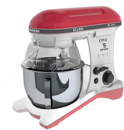 Braesi Professional Stand Mixer 5L 1500W Red Bivolt BP-500
