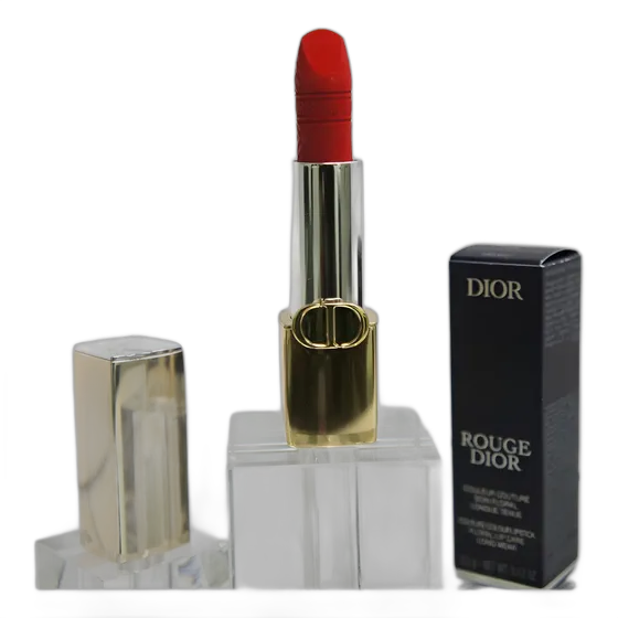 Dior Rouge Lip Balm Lipstick Intense Red Velvety Lips