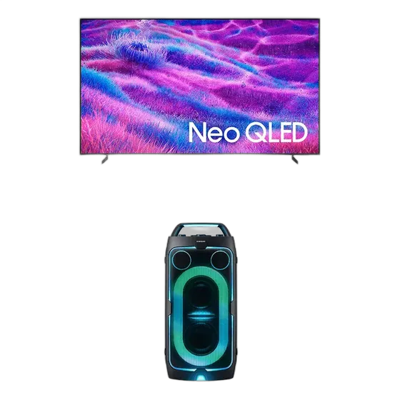 Big Vision AI Samsung TV 100-inch Neo QLED QN80F + Sound Tower