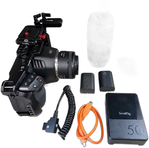 Blackmagic Pocket 6K + 1TB SSD + V-Mount Kit + Canon EF Kit