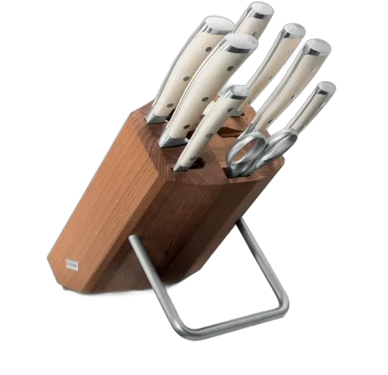 Wüsthof Classic Ikon Crème 8-Piece Knife Block