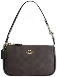 Coach Original Signature Canvas Handbag Walnut