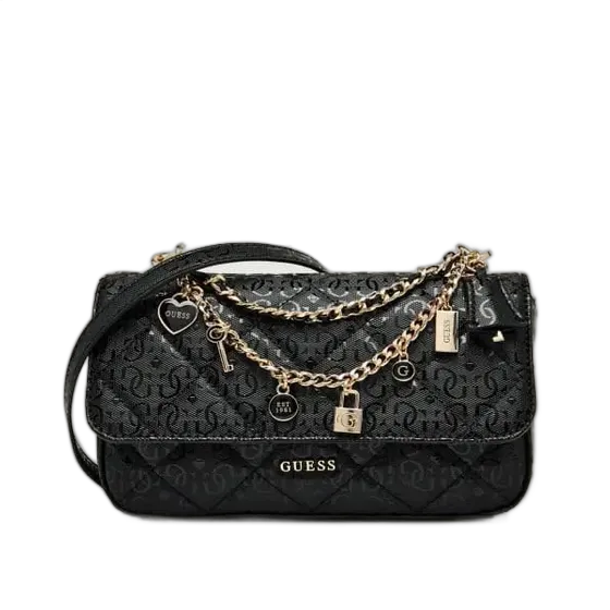 Guess Libby Flap Crossbody Bag with Charms Original