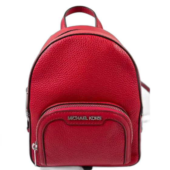 Michael Kors Jaycee Extra Small Backpack Bag Red