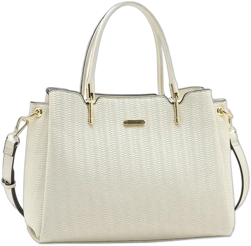 Structured Crossbody and Handbag Modern Elegant Luxury Beige Off White Chic