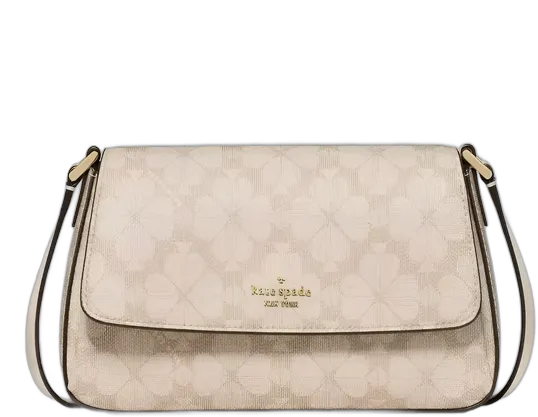 Kate Spade Women's Leather Crossbody Bag Dark Beige