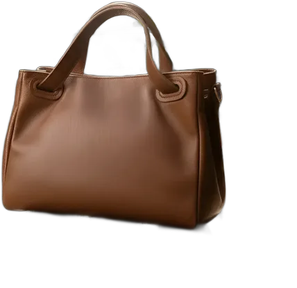 Crossbody Shoulder Bag in Genuine Leather Women's Medium Cris Santos in Caramel Color Removable and Adjustable Strap