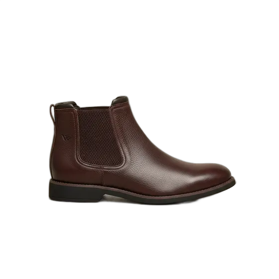 Men's Chelsea Boot Floater Leather Rubber Gel Sole