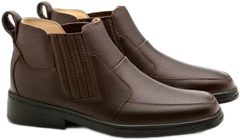 Doctor Shoes Leather Men's Boot 915 Coffee Antistaffa
