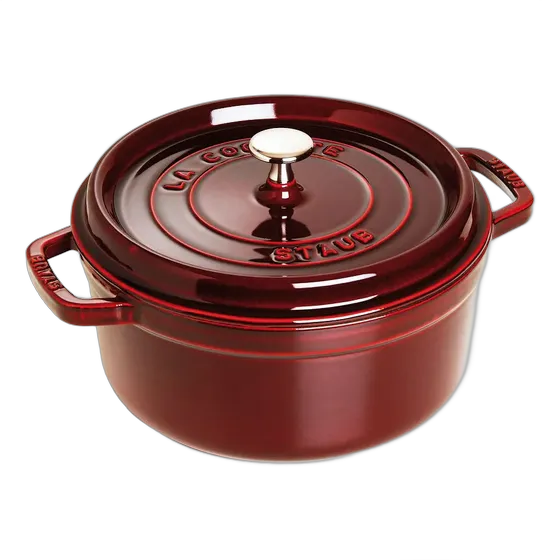 Staub La Cocotte Cast Iron Casserole 24cm Red 3.8L