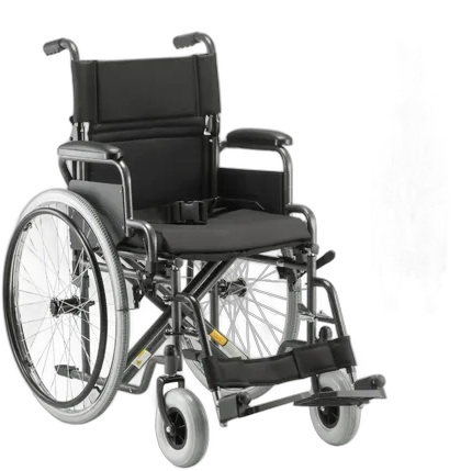 Folding Wheelchair D400 120kg Waterproof with Belt