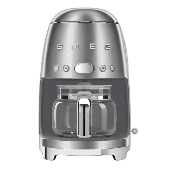 Smeg 50's Retro Style Filter Coffee Maker 10 Cups DCF02SSUS White 220V