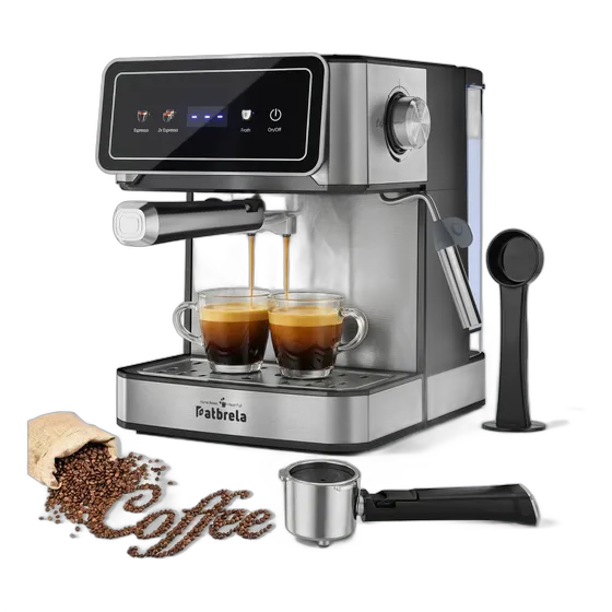 Espresso Machine 20 Bar Professional Compact Home Use 127V