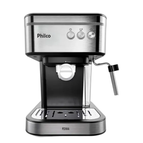 Philco Pcf04a Espresso Coffee Machine 1.2L and Cup Warmer Black