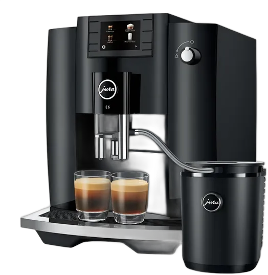Jura E6 Super-Automatic Coffee Machine + Cool Control 1L