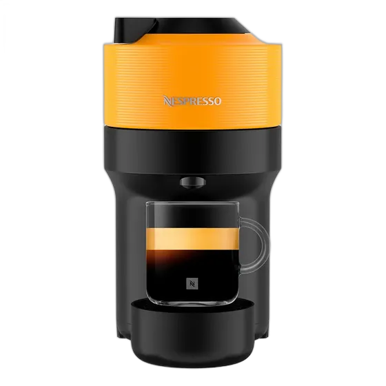Nespresso Vertuo Pop Coffee Machine Mango Yellow