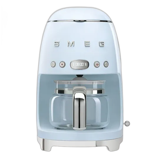 Smeg 50's Style DCF02 Automatic Drip Coffee Maker Blue